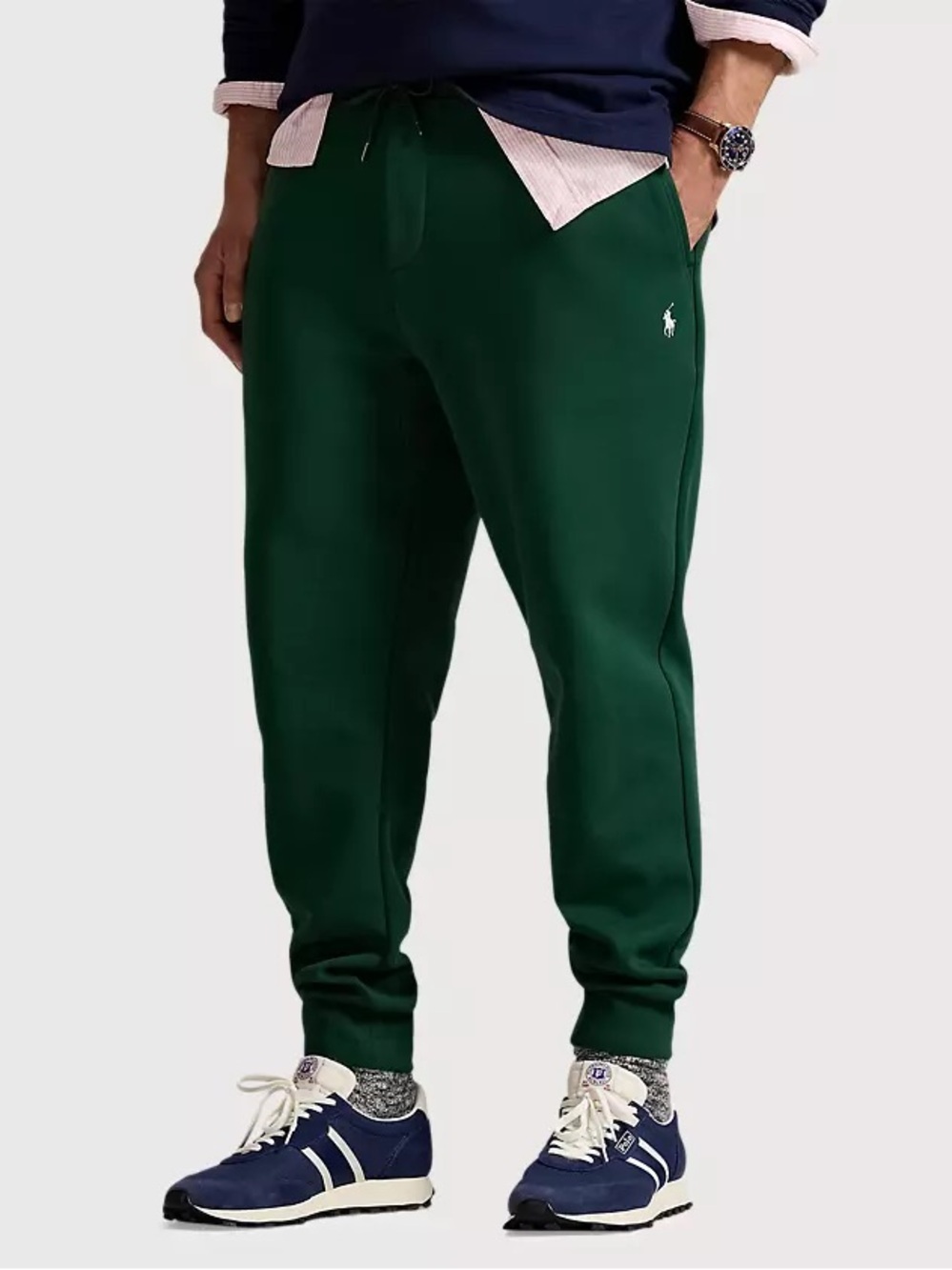 Polo Ralph Lauren Green Double Knit Tech Joggers Sweatpants Men’s XL Tall NEW